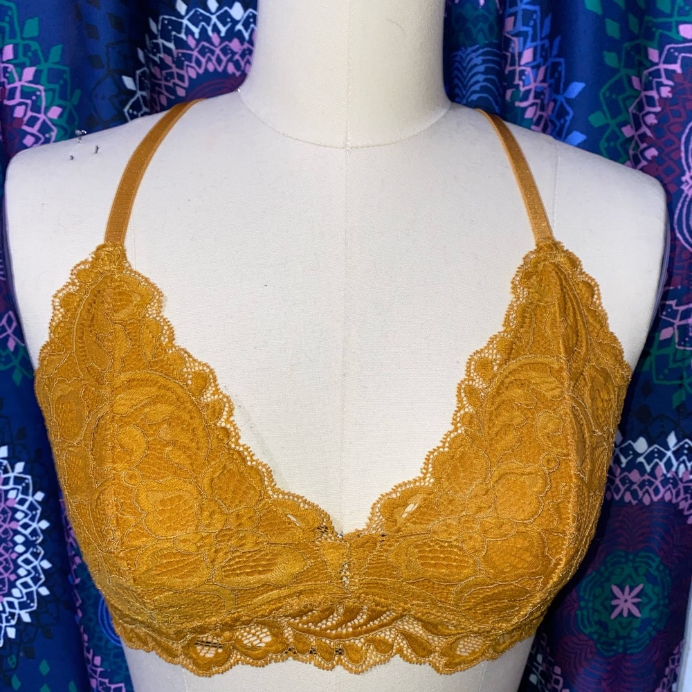 Yellow Lace Bralette